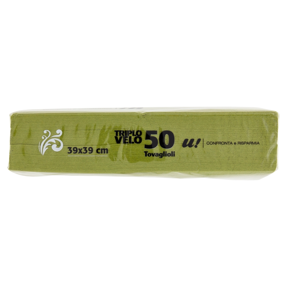 50 Tovaglioli 3 Veli Blu U! Confronta e Risparmia